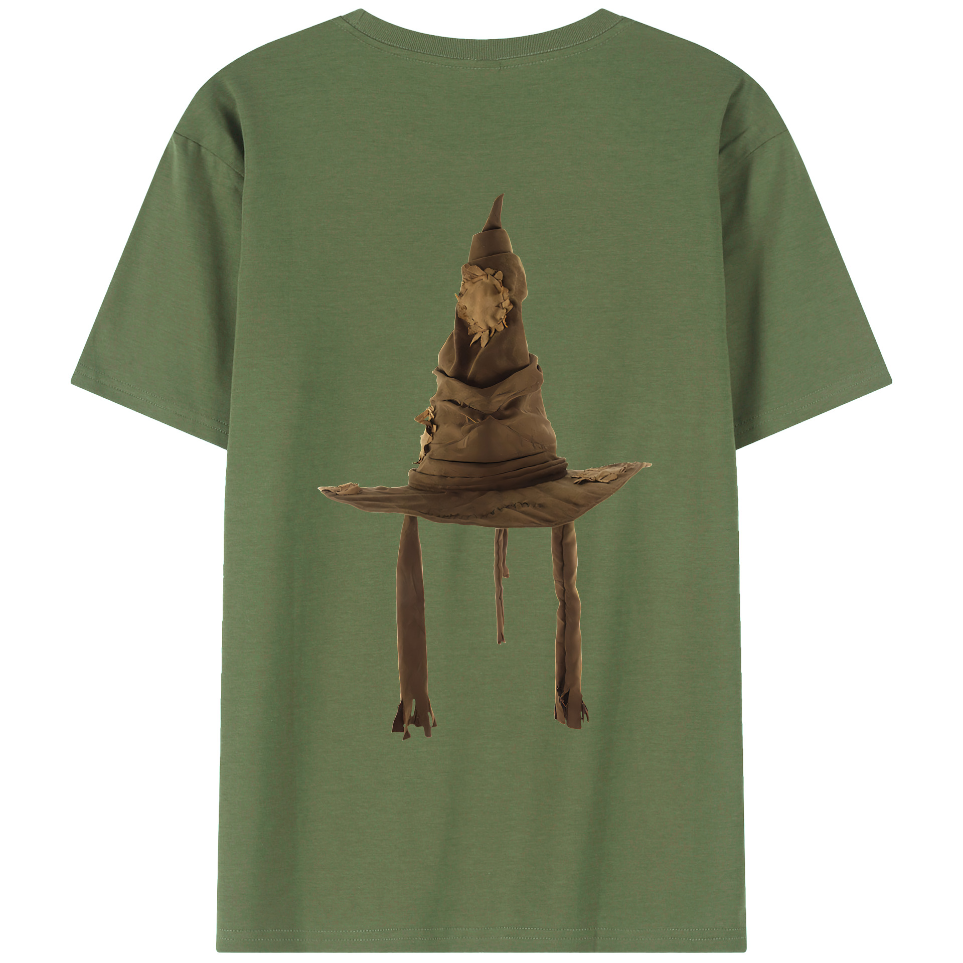 （画像用） Harry Potter ハリー・ポッターシリーズ 綿100％ メンズ半袖Tシャツ（バックプリント） 通気性